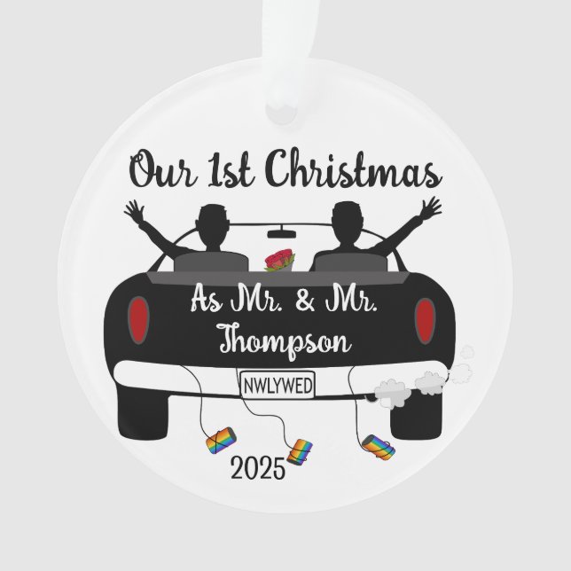 Adorno Sr., los recién casados Primera Navidad (Anverso)
