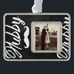 Adorno Sr. Mustache, recién casado de Groom Honeymoon<br><div class="desc">El Sr. Mustache acaba de casar regalos de marionetas de luna de miel de Groom.</div>