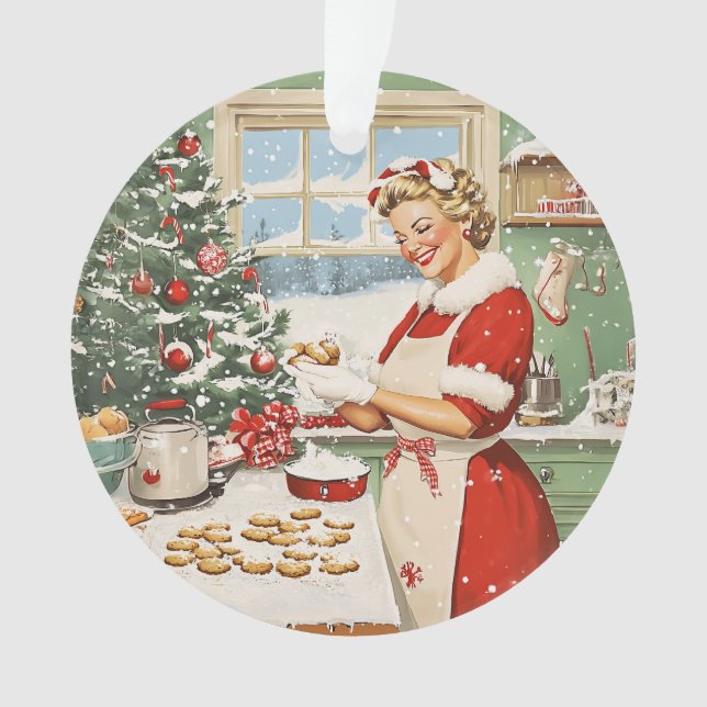 Adorno Sra. Claus Holiday Baking Delight (Anverso)