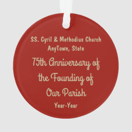 Adorno SS. Cirilo y Metodio (M 001) Acrílico