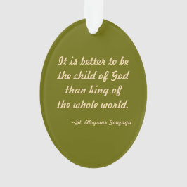 Adorno St. Aloysius (PM 01a) Acrílico