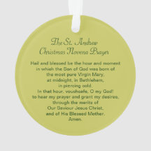 St. Andrew Navidades Novena Prayer Acrylic