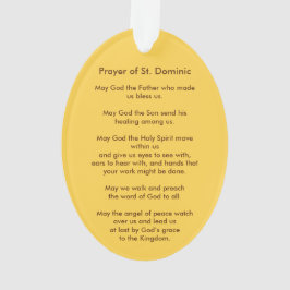 Adorno St. Dominic de Guzman (PM 02) Acrílico