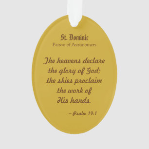 Adorno St. Dominic de Guzman (PM 02) Acrílico