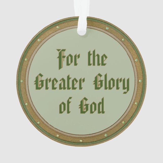 Adorno St. Ignatius Loyola (BK 050; Motto) (Reverso)