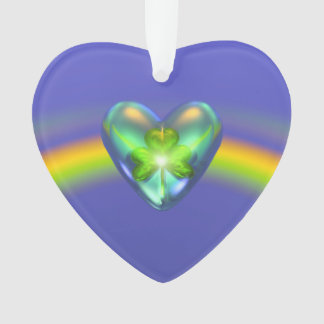 Adorno St. Patricks Day Shamrock Heart
