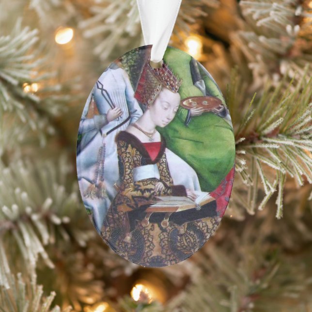 Adorno St. Ursula Reading (detalle; M 070) (Árbol)