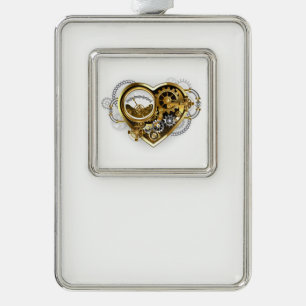 Adorno Steampunk Heart with a Manometer