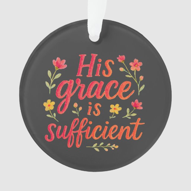 Adorno Su gracia es suficiente (Anverso)