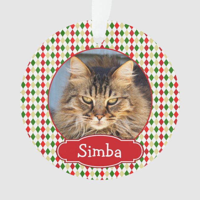 Adorno Su Mascota Ornament Harlequin (Anverso)