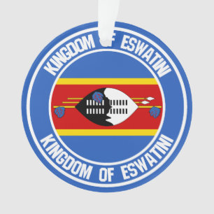 Adorno Suazilandia ( Eswatini ) es el emblema redondo