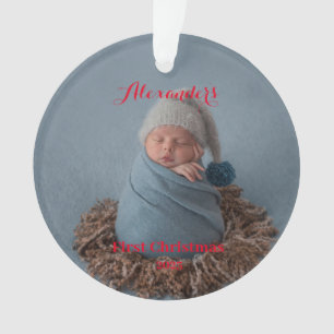 Adorno Sube la foto del primer Navidad de tu hijo