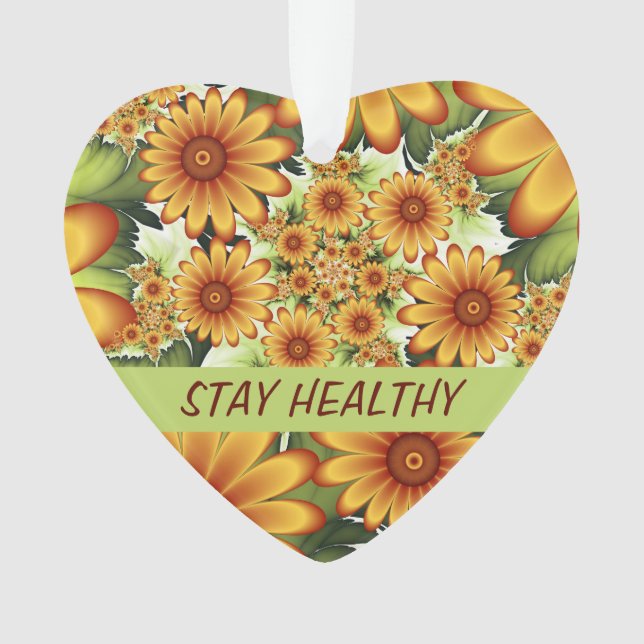 Adorno Sueño floral, texto fractal de flor abstracta mode (Anverso)