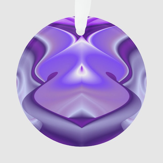 Adorno Sueños de Arcoíris de Flor Morada (Anverso)