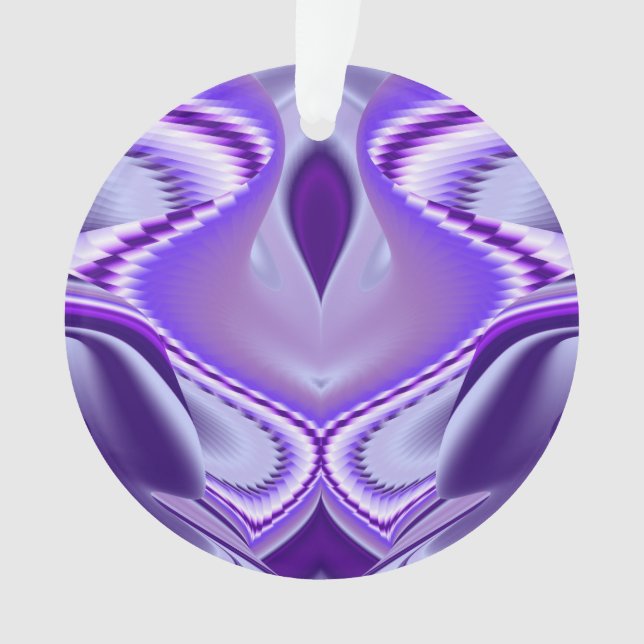 Adorno Sueños de Arcoíris de Flor Morada (Anverso)