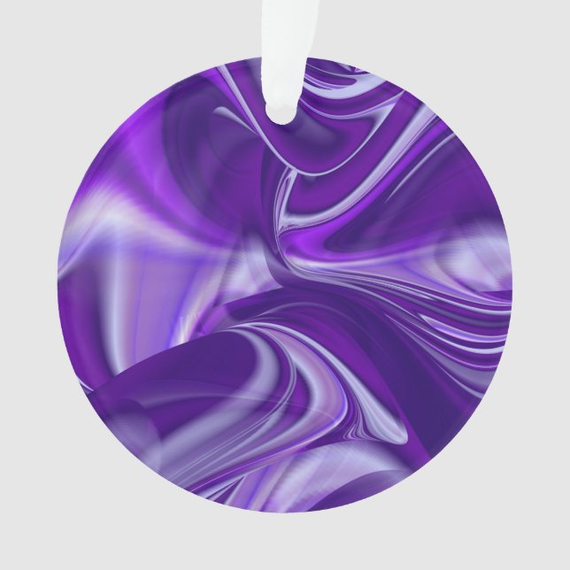 Adorno Sueños del arcoiris de flores moradas (Anverso)