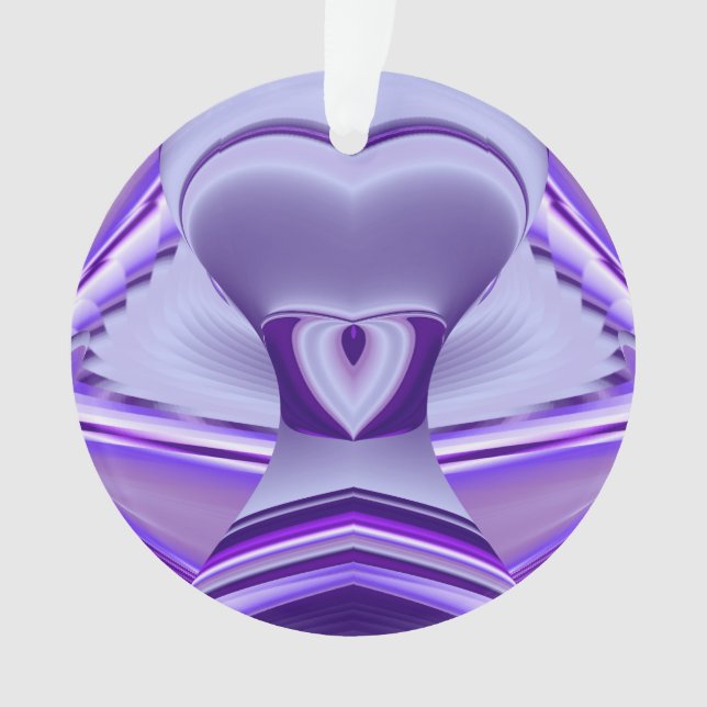 Adorno Sueños del arcoiris de flores moradas (Anverso)