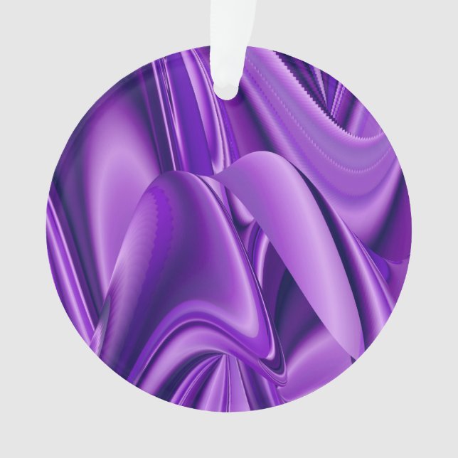 Adorno Sueños del arcoiris de flores moradas (Anverso)