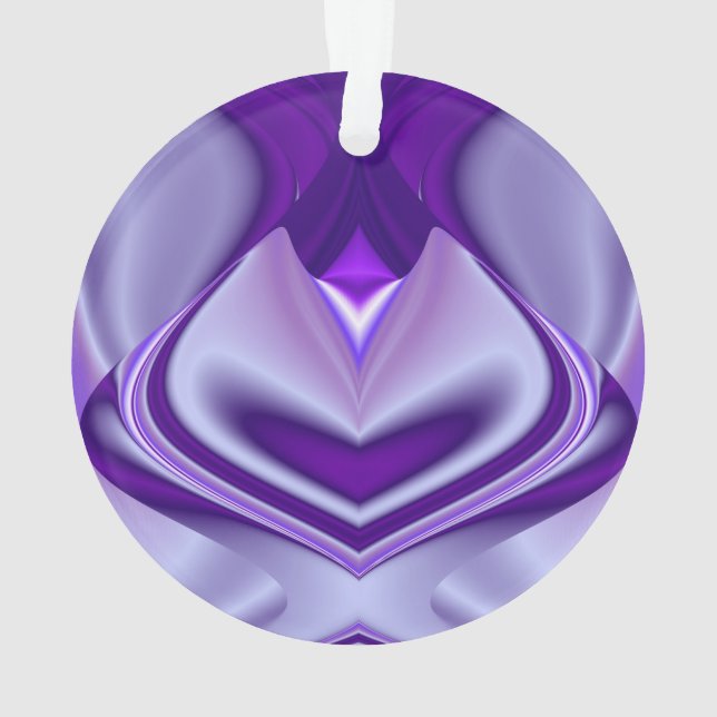 Adorno Sueños del arcoiris de flores moradas (Reverso)