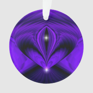 Adorno Sueños del arcoiris de flores moradas, dos estrell