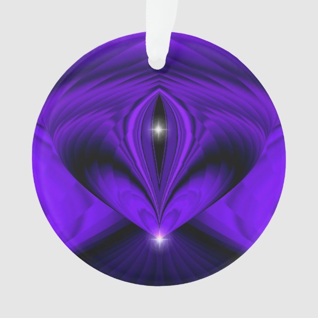 Adorno Sueños del arcoiris de flores moradas, dos estrell (Anverso)