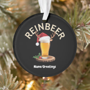 Adorno Suéter Navideño Reinbeer Regalo Divertido de Cerve