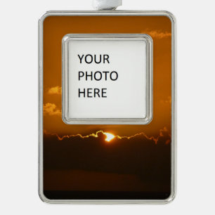 Adorno Sun Behind Clouds I Naranja Sunset Photo
