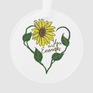 Adorno Sunflower Eres suficiente