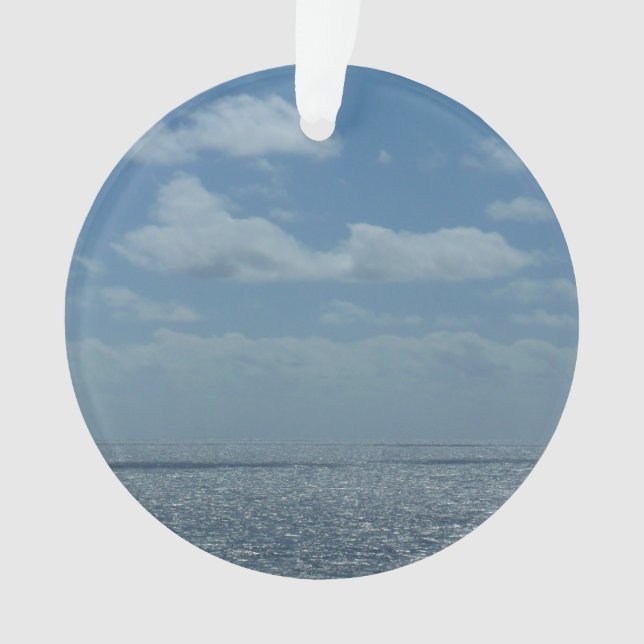 Adorno Sunny Caribbean Sea Blue Ocean (Anverso)