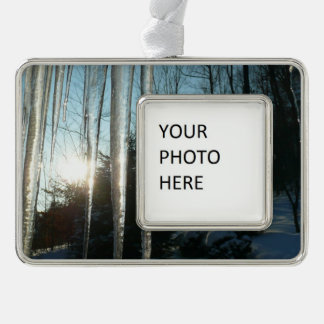 Adorno Sunrise Through Icicles Winter Nature Photography
