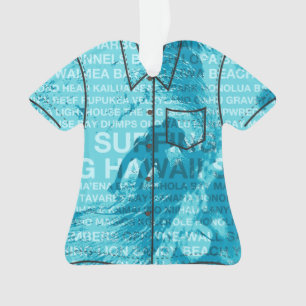 Adorno Surfing Hawaii Green Room Hawaiian Aloha Shirt