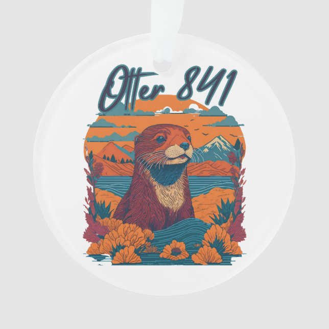 Adorno Surfing Otter 841 Otter My Way California Sea Otte (Anverso)