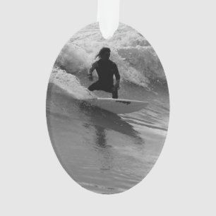 Adorno Surfing The Waves Grayscale