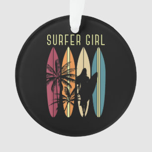 Adorno Surfista Chica Surfboard Chicas Surf Oce