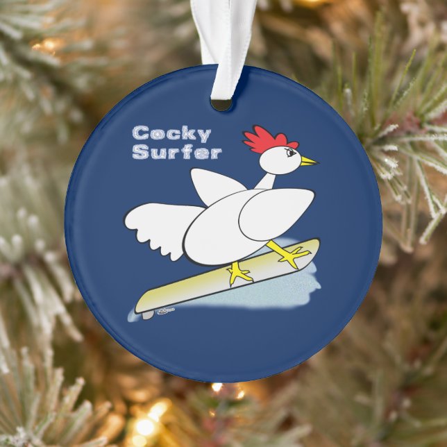 Adorno Surfista de Cocky (Árbol)