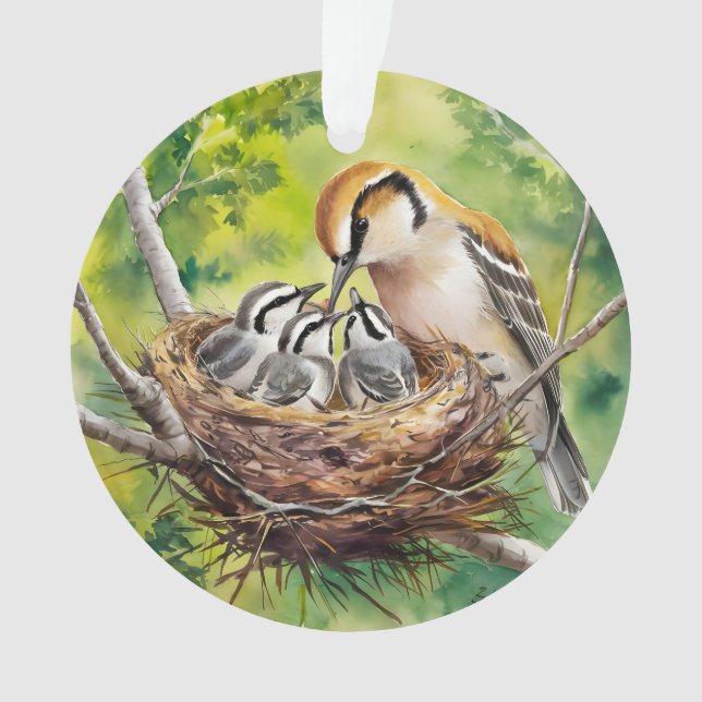 Adorno Sweet bird nest painting (Anverso)