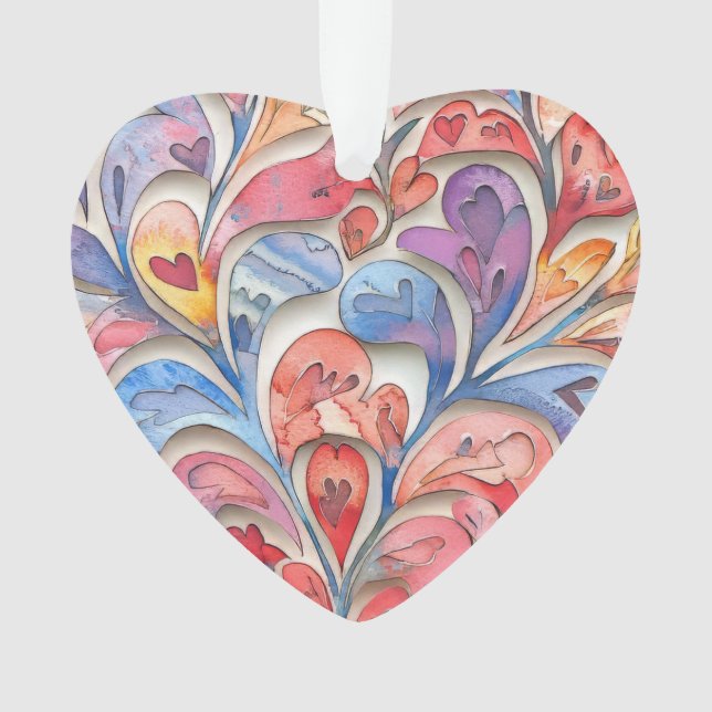 Adorno Sweet Watercolor Valentine (Anverso)