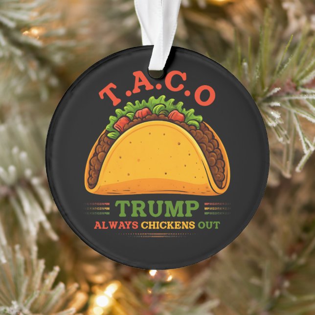 Adorno Taco Trump siempre se esfuma (Árbol)