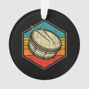 Adorno Tambor retro vintage de tambor - tambor de banda d