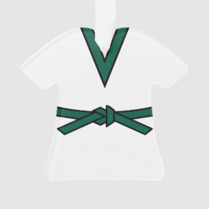 Adorno Tang Soo Do 6Gup Green Belt Con Nombre