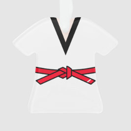 Adorno Tang Soo Do Red Belt 1er Nivel Personalizado
