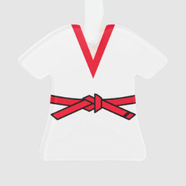 Adorno Tang Soo Do Red Belt 1er Nivel Personalizado