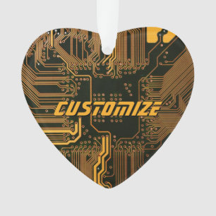 Adorno Tarjeta de circuito del Naranja PCB del Personaliz