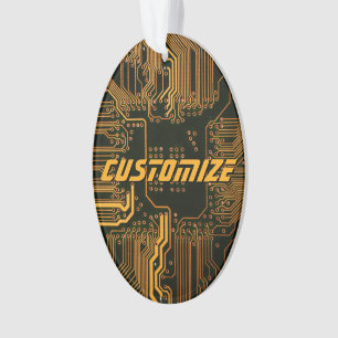 Adorno Tarjeta de circuito del Naranja PCB del Personaliz