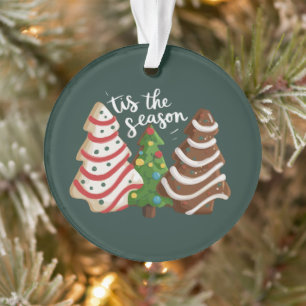 Adorno Tarta de árbol de Navidad Es la temporada de vacac