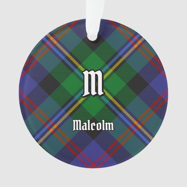 Adorno Tartan del Clan Malcolm (Anverso)