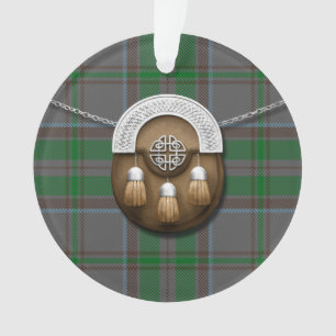 Adorno Tartán y escarcela de los montañeses de Escocia