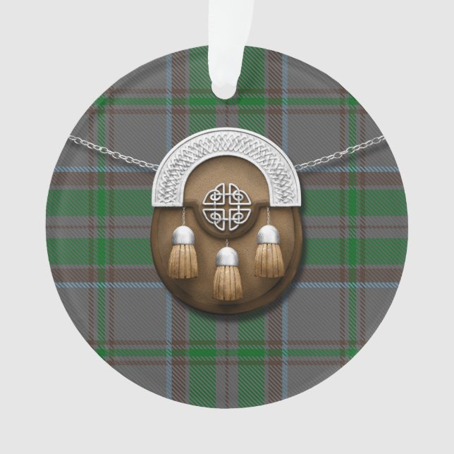 Adorno Tartán y escarcela de los montañeses de Escocia (Anverso)