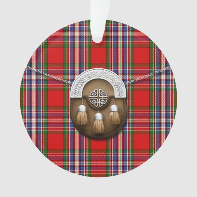 Adorno Tartán y escarcela de los montañeses de Escocia (Anverso)