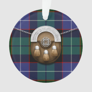 Adorno Tartán y escarcela de los montañeses de Escocia 